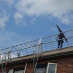 Sistema de Barandillas de Seguridad para Tejados Inclinados