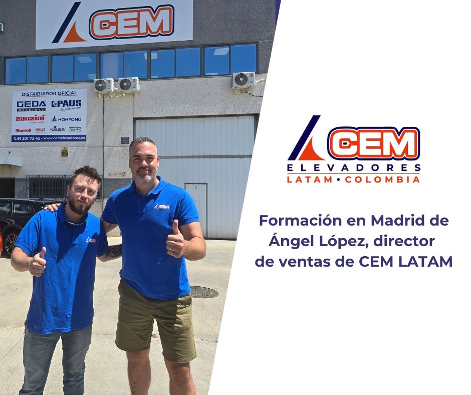 Formación en Madrid de Ángel López, director de Ventas de CEM LATAM