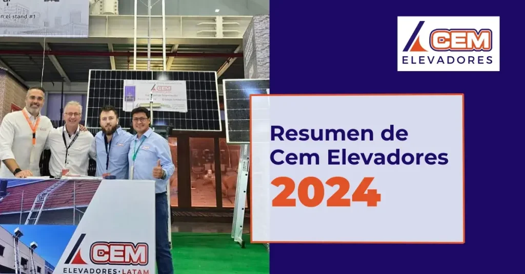 CEM Elevadores cierra 2024 con 120 nuevos elevadores vendidos y sigue consolidando su crecimiento a nivel mundial